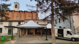 gazebo in piazza