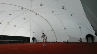 tensostruttura campo da tennis